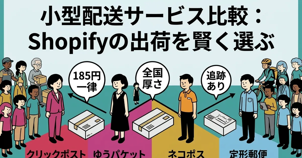 Click Post vs Yu-Packet vs Nekopos vs correo estándar: comparación de servicios de paquetería pequeña