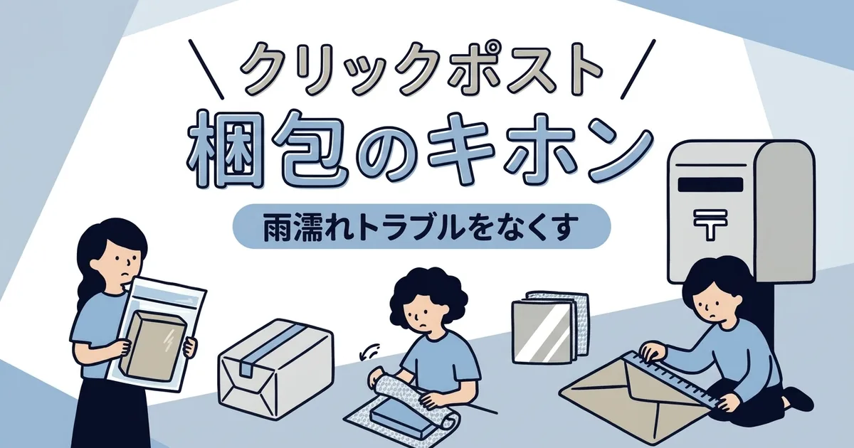 Conceptos básicos de empaquetado para Click Post para evitar daños por lluvia y roturas