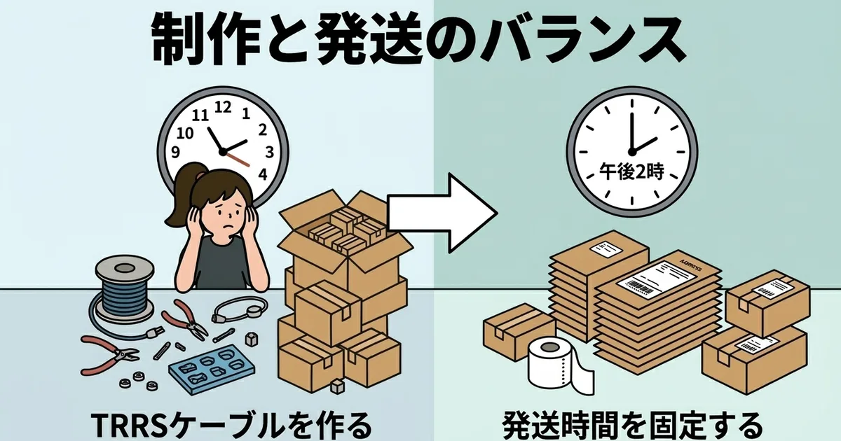 Cómo equilibrar la creación de productos y el envío de pedidos