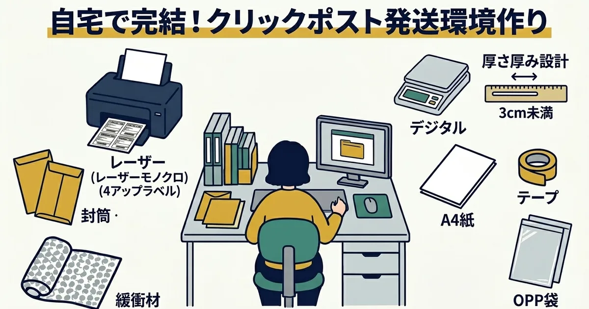 Cómo montar un espacio de envío en casa