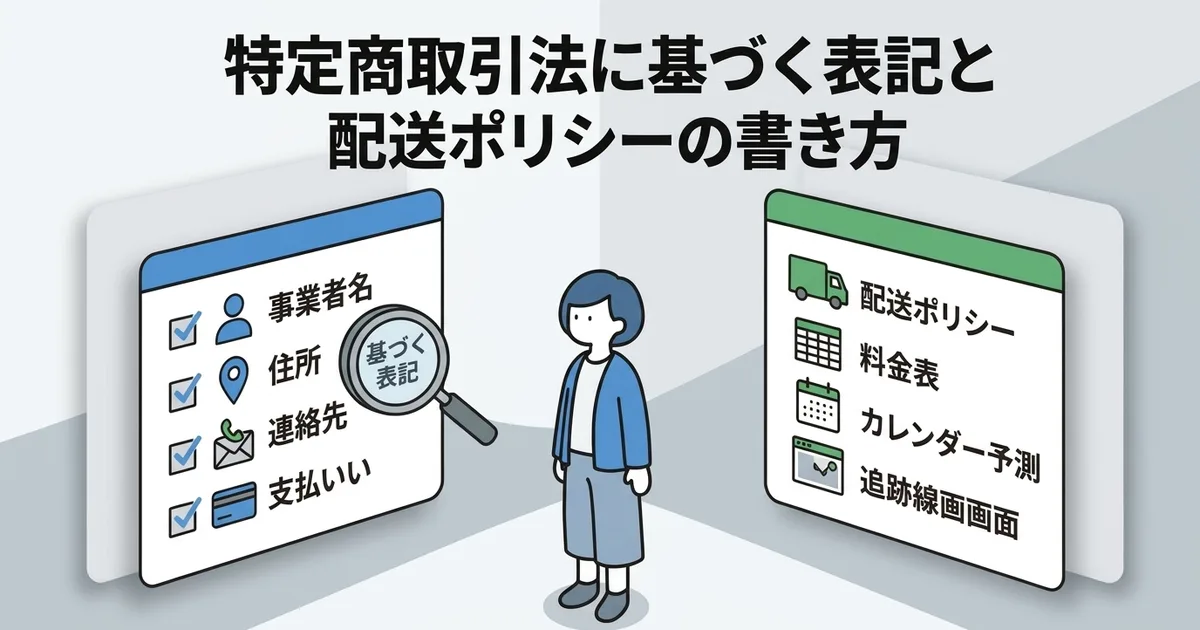 Cómo redactar el aviso legal y la política de envío para Shopify