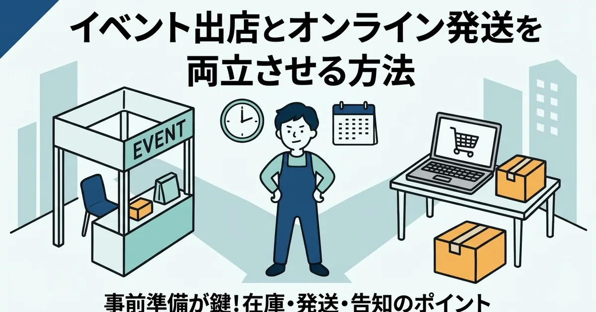 Cómo gestionar el envío online cuando coinciden eventos y pop-ups