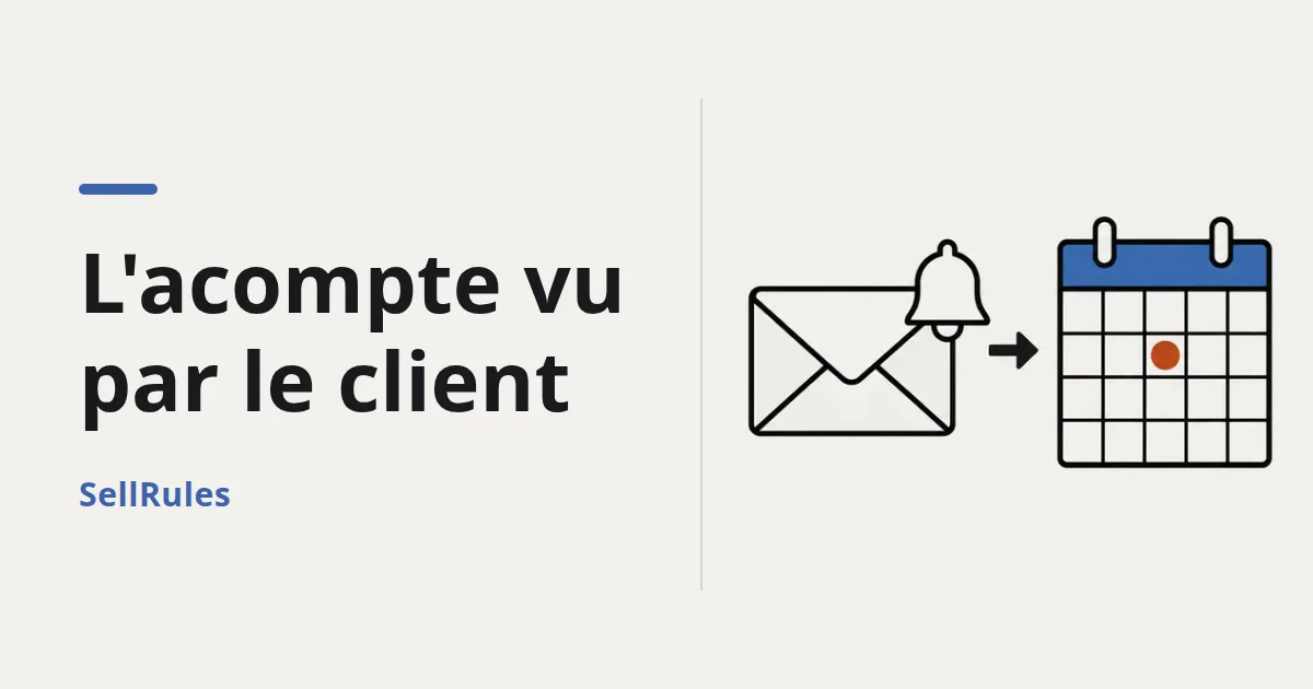 Précommande avec acompte vue par vos clients : page produit, paiement et e-mails du solde
