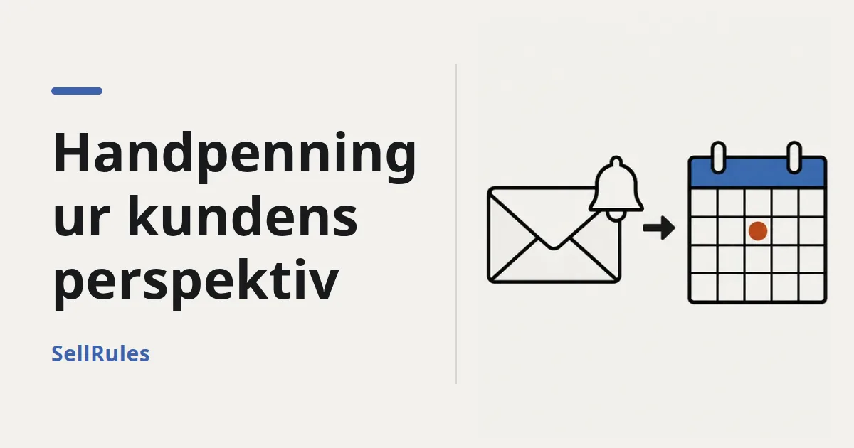 Handpenning ur kundens perspektiv | Texterna på produktsidan, i kassan och i mejlen om restbeloppet