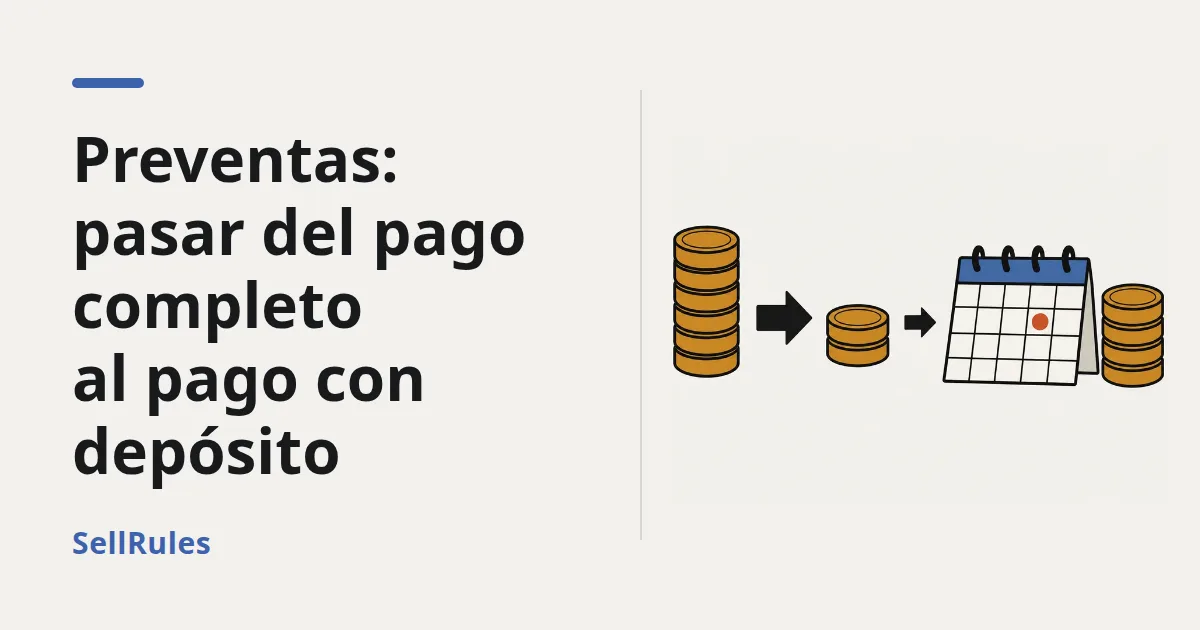 Cómo pasar las preventas de Shopify de pago completo a depósito | Pedidos en curso y pasos de Pro