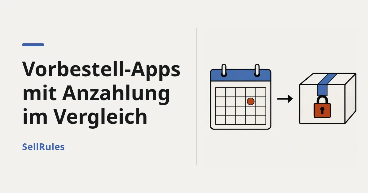 Shopify-Vorbestell-Apps mit Anzahlung: 6 Apps im Vergleich – Restzahlung und fehlgeschlagener Einzug