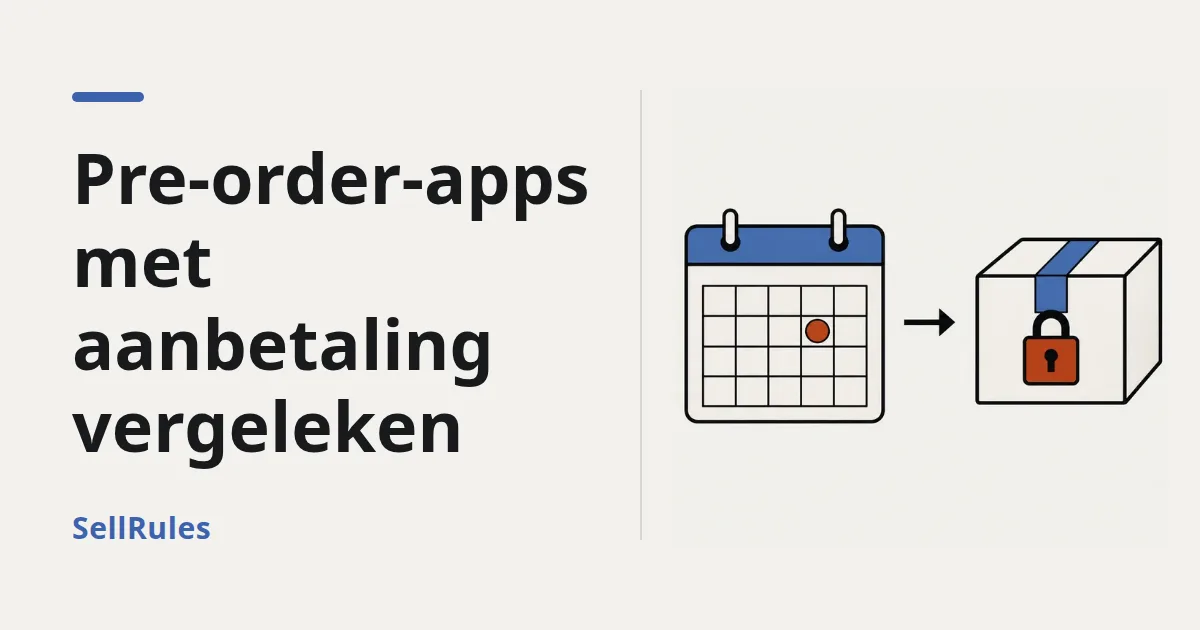 Shopify-pre-order-apps met aanbetaling: 6 apps vergeleken op incasso van het restbedrag en mislukte betalingen