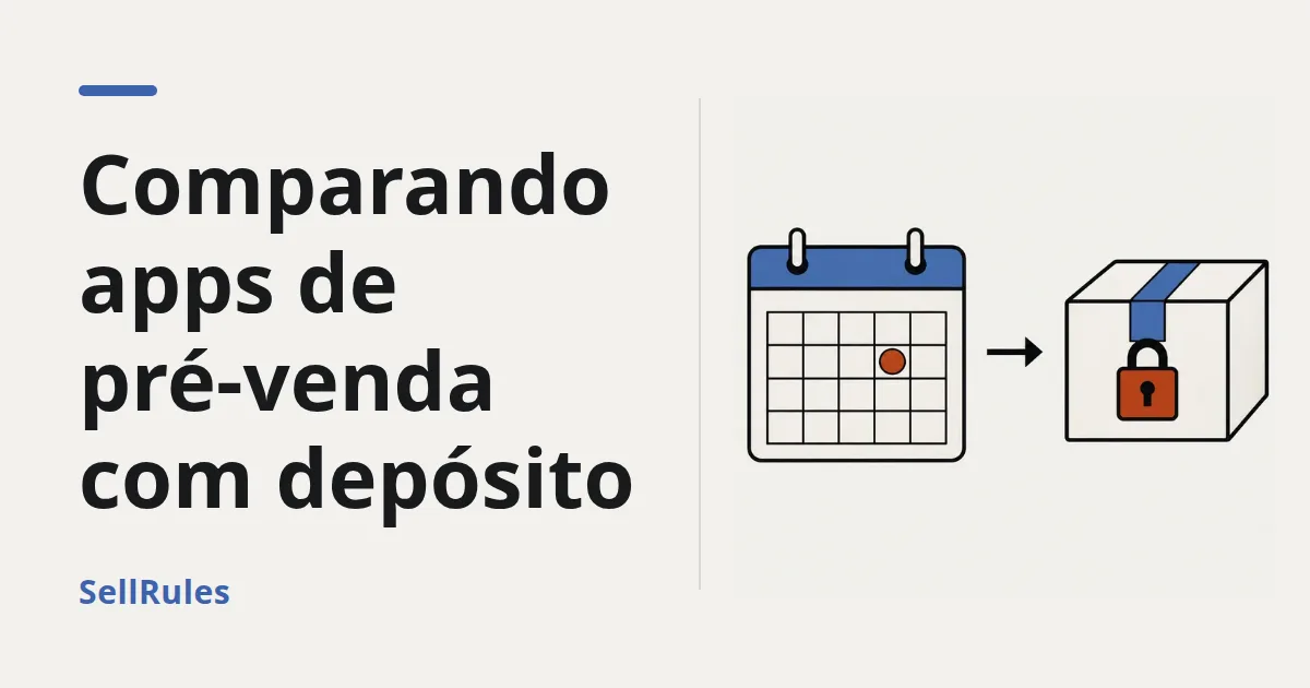Apps de pré-venda da Shopify com depósito: 6 apps comparados na cobrança do saldo e nas falhas de pagamento