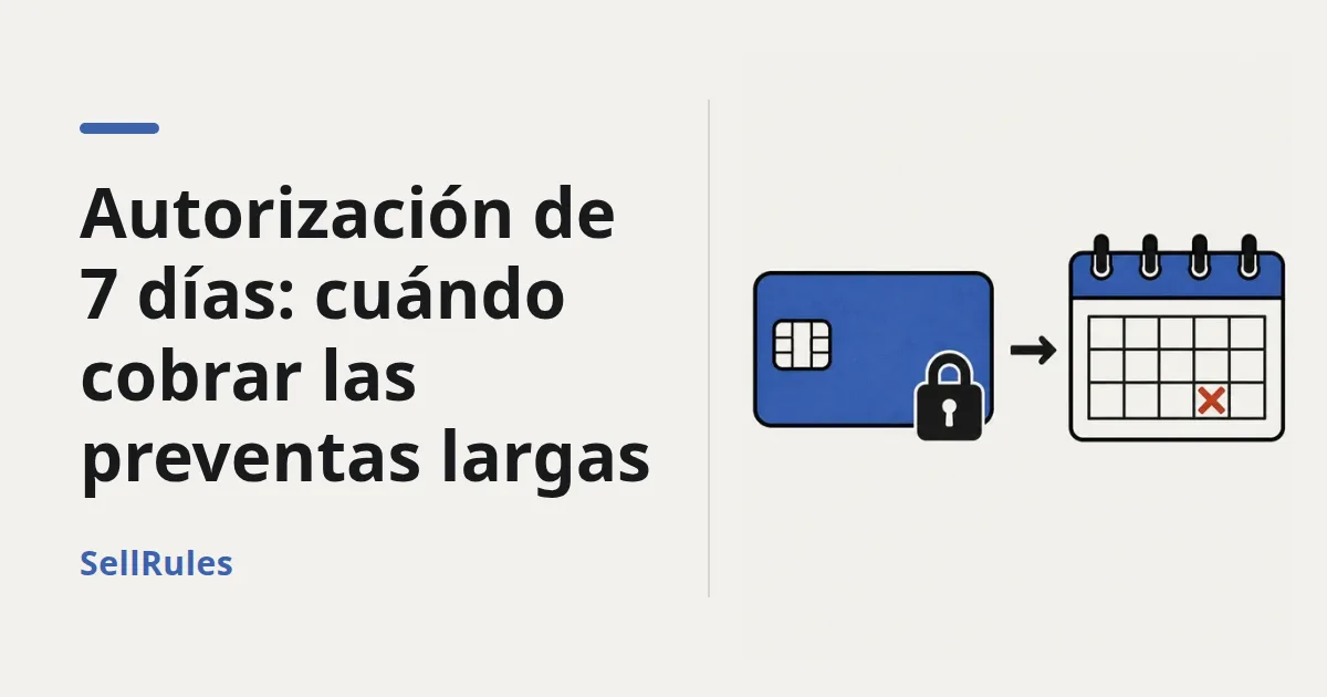 ¿Cuándo cobrar una preventa en Shopify? | La autorización de 7 días y el plazo hasta el envío