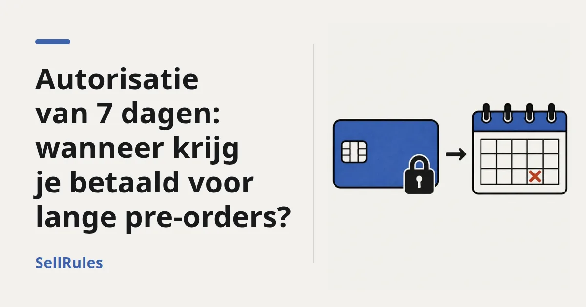 Wanneer reken je een Shopify-pre-order af? | De autorisatie van 7 dagen en je levertijd