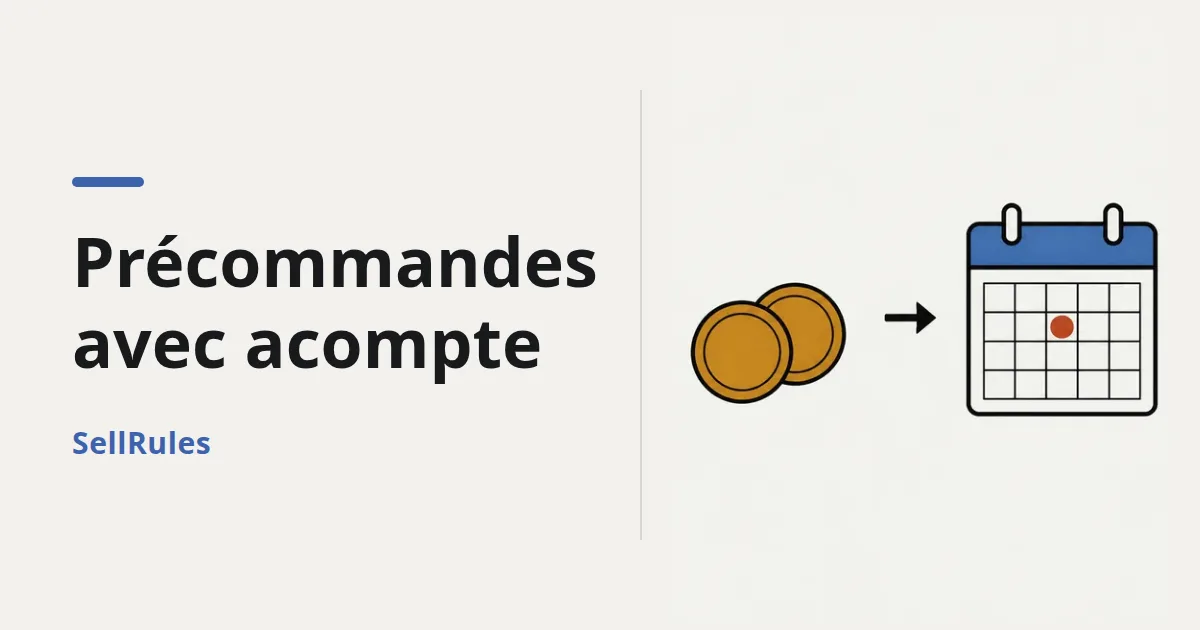 Prendre un acompte sur les précommandes Shopify | Facturer l'acompte puis le solde