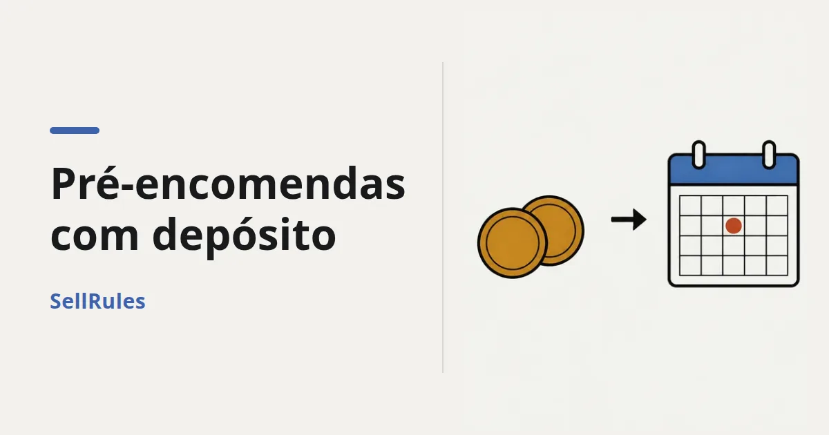 Depósito em pré-vendas no Shopify | Como cobrar primeiro um depósito e depois o saldo