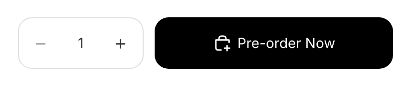 The pre-order stage. The estimated shipping date sits under the button.